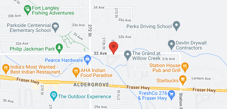 map of 207 27358 32 AVENUE